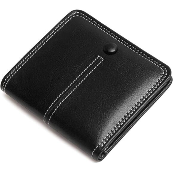 Slim Wallet Thin Credit Card Black - Picture 1 of 6